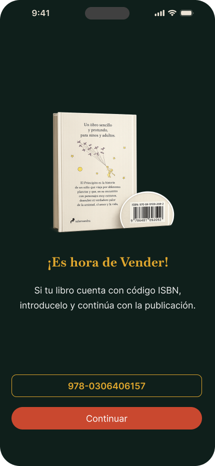 Segunda Página — Vender
