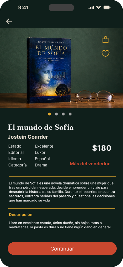 Segunda Página — Búsqueda