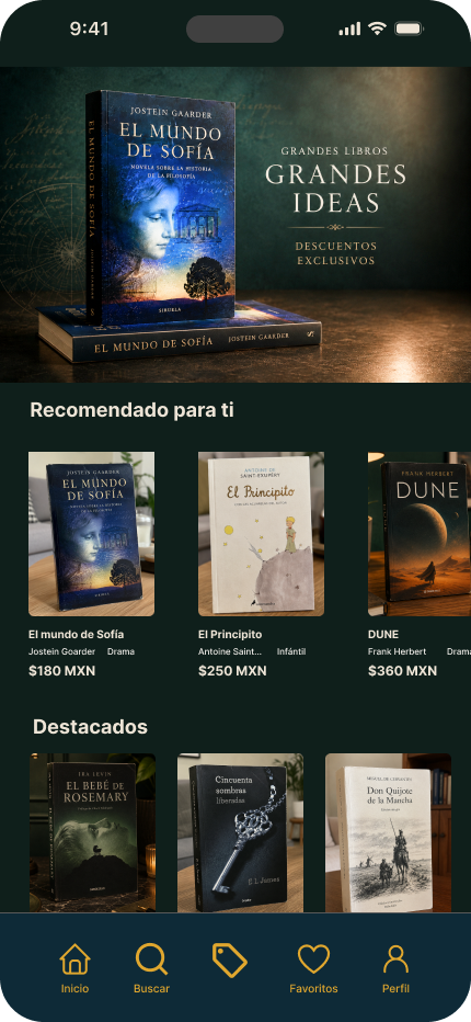 Segunda Página — Detalle libro