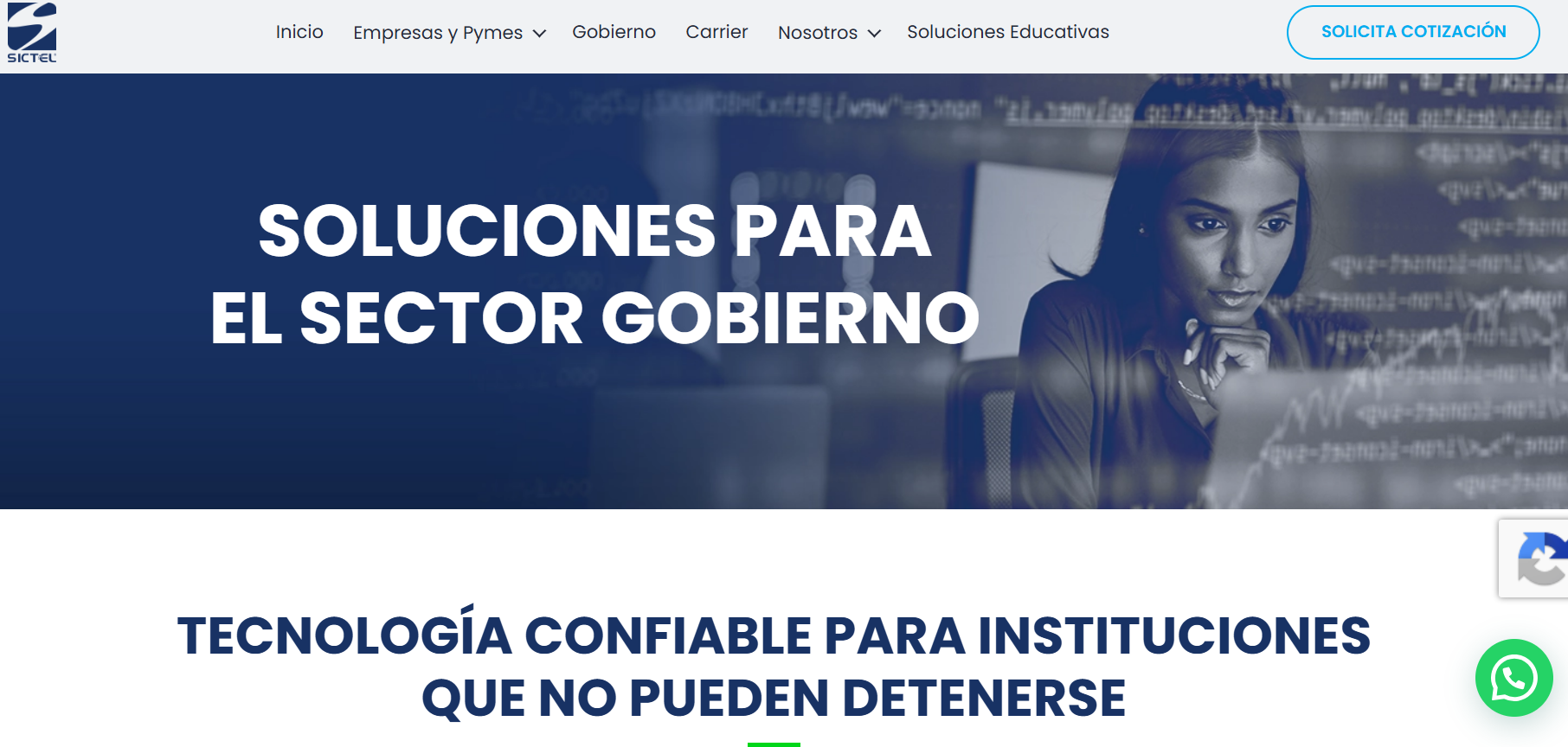 Gobierno — sitio original